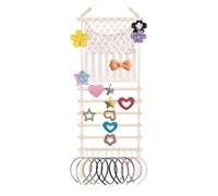 Range-Pinces À Cheveux Grande capacité Porte-chouchous et attaches en | Rangement pour pinces à cheveux et serre-têtes Pour Femmes Filles Adolescentes Porte Mur Chambre Nurserie Salle De Bain Dort