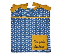 Range-Pyjama & Doudous à accrocher oiseaux indigo/ocre