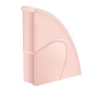 Lot de 10 Porte-revues Mineral, dos de 80, en polystyrène choc, coloris rose poudré