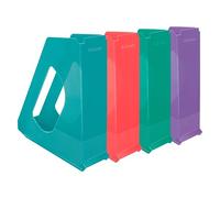 Range-revues Esselte ColourBreeze dos 7,2 cm couleurs assorties