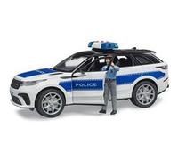 Bruder Modèle réduit de voiture Range Rover Velar, véhicule de police avec agent, lumières et sons