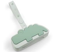 Range sucette en silicone Croco Vert