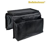 Range Télécommandes et Plateau - Sofabulous - 32x20 cm - 6 Poches - Design Universel - Pratique