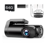 Range Tour Caméra embarquée 3K WiFi avant avec kit de câblage à 3 fils pour surveillance du stationnement 72 heures, écran de 0,96", enregistreur de conduite, contrôle par application, HDR 2.0,