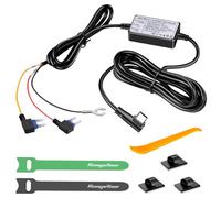 Range Tour Dash Cam Hardwire Kit, USB-C Cordon d'alimentation pour Chargeur de caméra de Tableau de Bord de Voiture 12V-24V à 5V, 3 noyaux, ACS Mini Type