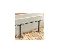 Mottez B061C6 Range 6 Trottinettes sur Pied, Noir Anthracite