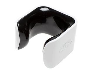 Range vélo mural pour pneus intermédiaires Hornit Clug Hybrid ( Blanc et orange )