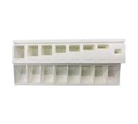 Range-Vis Ergonomique | Trieur de Vis et Boulons par Longueur | Mallette de Rangement Compacte à Gain de Place pour Écrous Clous Vis Garage Atelier