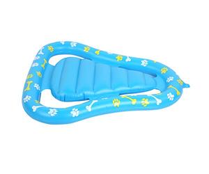 Rangée flottante en PVC pour animaux de compagnie, flotteur d'été épais pour piscine pour chiens, radeau gonflable pour animaux de compagnie, outils amusants dans l'eau