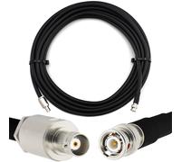 Rangeful BNC mâle vers BNC Femelle 12m câble coaxial elastique - équivalent à LMR400 UF UltraFlex HF400-BNCM-BNCF-12