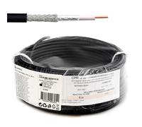 Rangeful RG58U 30m câble coaxial à faible perte 50 Ohm RG58-PVC-30-IT