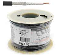 Rangeful RG58U 50m câble coaxial à faible perte 50 Ohm RG58-PVC-50-IT