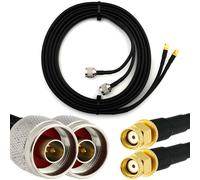 Rangeful RP-SMA mâle vers N mâle 10m câble coaxial double - HF240 (équivalent à LMR240) HF240T-RPSM-NM-10