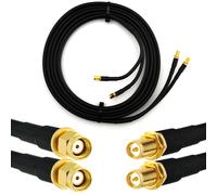Rangeful RP-SMA mâle vers RP-SMA femelle 10m câble coaxial double - HF240 (équivalent à LMR240) HF240T-RPSM-RPSF-10