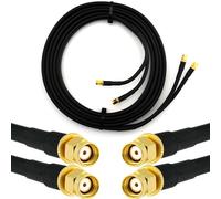 Rangeful RP-SMA mâle vers RP-SMA mâle 10m câble coaxial double - HF240 (équivalent à LMR240) HF240T-RPSM-RPSM-10