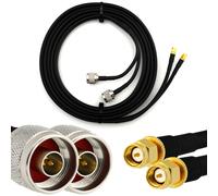 Rangeful SMA mâle vers N mâle 12m câble coaxial double - HF240 (équivalent à LMR240) HF240T-NM-SM-12