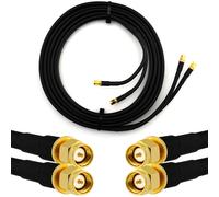 Rangeful SMA mâle vers SMA mâle 15m câble coaxial double - HF240 (équivalent à LMR240) HF240T-SM-SM-15