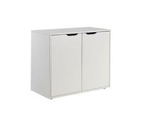 Rangement 2 Portes Blanc Compatible Lits Mezzanine ou Mi-Haut - SLEEPY -