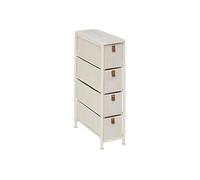 Rangement 4 tiroirs Tissa beige