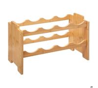 Rangement 8 bouteilles empilables bambou - 5 five simply smart