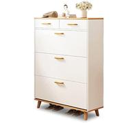 Rangement à chaussures Casier à chaussures avec seau basculant de grande capacité Étagère à chaussures verticale Porte-chaussures de ménage Armoire à chaussures de rangement à chaussures ultra mince e