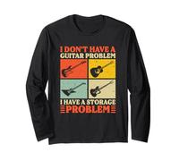 Rangement Amusant pour Guitare avec Inscription « I Don't Have a Guitar Problem » Manche Longue