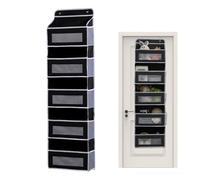 Rangement au-dessus de la porte - Étagère murale de grande capacité, sacs de rangement suspendus | Organisateur peu encombrant pour armoire, sous-vêtements, chaussettes de soutien-gorge, solution de