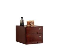 Rangement Bureau 2/3 Drawer File Desktop File Cabinet- Desk Organizers With Lock, Solid Wood Storage Boxfor Hanging Files,Office Supplies A4/Receipt File Organizer For Home Office(A,30*40*26cm)