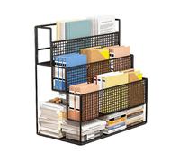 Rangement Chariot Coulissant Le Roulant Utilitaire Mince d'organisateur étagère sur Roues 4 Niveaux lieux étroits étagères Mobiles Rack de Tour Salle Bain Salon Chambre Cuisine Noir 55 * 21 * 40cm