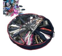 Rangement Chaussures - 75x75x16cm Organisateur Rond Tissu, Porte-Chaussures Placard Portable, Fonction Polyvalente | Clair Top Shoe Mallette pour Bottes Tongs Baskets Baskets Chaussures Femmes Hommes
