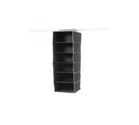 RANGEMENT & CIE RAN6275 ETAGÈRE SOUPLE POUR PULLS PEVA NOIR Noir G