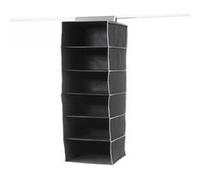 RANGEMENT & CIE RAN6275 ETAGÈRE SOUPLE POUR PULLS PEVA NOIR Noir G