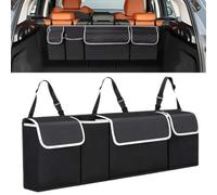 Rangement Coffre de Voiture Compatible avec Mitsubishi Lancer Evolution X 2008-2014,Pliable Étanche Multipurpose Organisateur Coffre Voiturem,Accessoire Voiture Interieur,90 X 25 CM