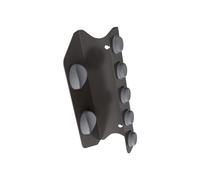 Rangement compact pour outils de coiffage - Organise le sèche-linge et les accessoires dans un seul endroit - Cadre en acier au carbone avec base antidérapante et support mural