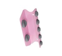 Rangement compact pour outils de coiffage - Organise le sèche-linge et les accessoires dans un seul endroit - Cadre en acier au carbone avec base antidérapante et support mural