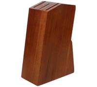 Rangement Couteaux la Cuisine en Pin, Support Ventilé pour Comptoir | Compartiments Séparés, Base Élargie Stable, Bords Lisses sans Bavures, pour Ciseaux et Couteaux à Steak