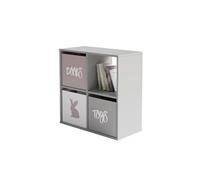 Rangement cubes Loni 2x2 blanc