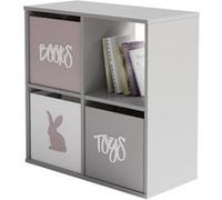 Rangement cubes Loni 2x2 blanc Blanc G