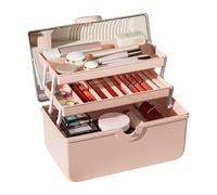 Rangement d'accessoires pour Cheveux pour Filles - Organisateur de cosmétiques Transparent à l'épreuve de la poussière, boîte à Bijoux de Maquillage pour, Rangement de Bureau Portable