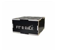 Rangement de barre au sol en bois Fit & Rack Noir TU