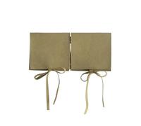 Rangement De Bijou Lot de 5 pochettes à cordon en microfibre bleue, velours, for bijoux, colliers, bagues, dragées mariage, cosmétiques(Color-06,9X9 cm)