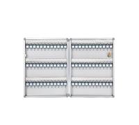 Rangement de clés en métal, Gestion des clés, Coffre-Fort en Alliage d'aluminium, Porte-clés sécurisé, Organiseur de clés for l'école et l'immobilier(72 Keys Position)