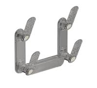 Rangement De Couvercles De Casserole - Support Mural Double Étage Pour Couvercles De Poêles | Organisateur De Cuisine Pour De Pots | pour Maison Appartement Restaurant Cuisine et Cellier