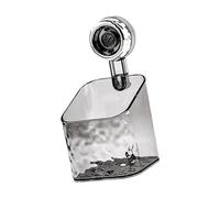 Rangement de douche amovible et étanche for accessoires de cuisine, étagères for shampoing, après-shampoing et savon(S Gray)