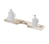 Rangement de douche de salle de bain | Support de rangement mural à ventouse pour robinet de douche | Étagères de rangement pliables pour appartement, cuisine, salon