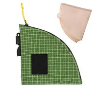 Rangement de filtres, support de filtre, distributeur unique de filtre en éventail - Couverture en papier filtre imperméable, sac de monnaie réutilisable pour adultes, hommes et femmes