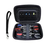 Rangement de fléchettes pour femme - Sac de rangement portable - Pour débutants, concurrents, voyages, maison, salle de jeux, bar, bureau, cave, ligue, tournoi, club, événements, club de jeu