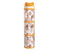 Rangement De Jouets Câlins - Stockage De Jouets En Peluche - Couvercle De Pouf À Le Leadership Von Soft Toys For Children | Grand Conteneur De Rangement Avec Rouleaux Et Tube Transparent, Organisateur