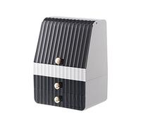 Rangement de Maquillage, Organisateur Soins la Peau, avec 2 tiroirs - Boîte Rangement cosmétiques étanche à poussière et l'eau for Commode, vanité Salle Bain, 10 x 7 14 cm