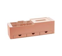 Rangement de Maquillage, Organisateur Soins la Peau, boîte Rangement for cosmétiques avec tiroirs et à mouchoirs, for comptoir Salle Bain for pinceaux, lotions, parfums